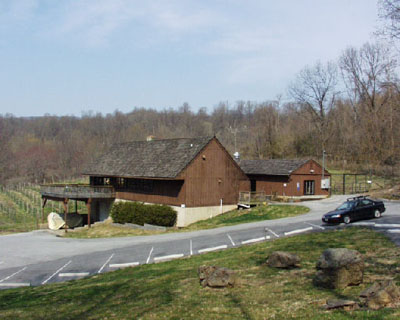 Panorama view of the winery